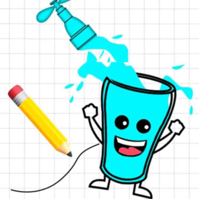Happy Water Glass