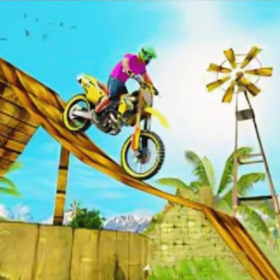 Tricky Bike Stunt