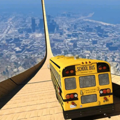 School Bus Stunt