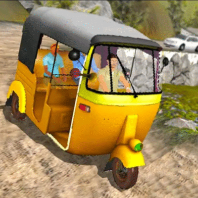 Tuk Tuk Rickshaw Driving
